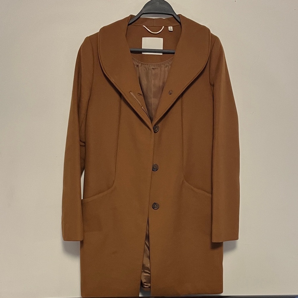 Wilfred - Aritzia - The Cocoon Coat - Cigar colour - XS